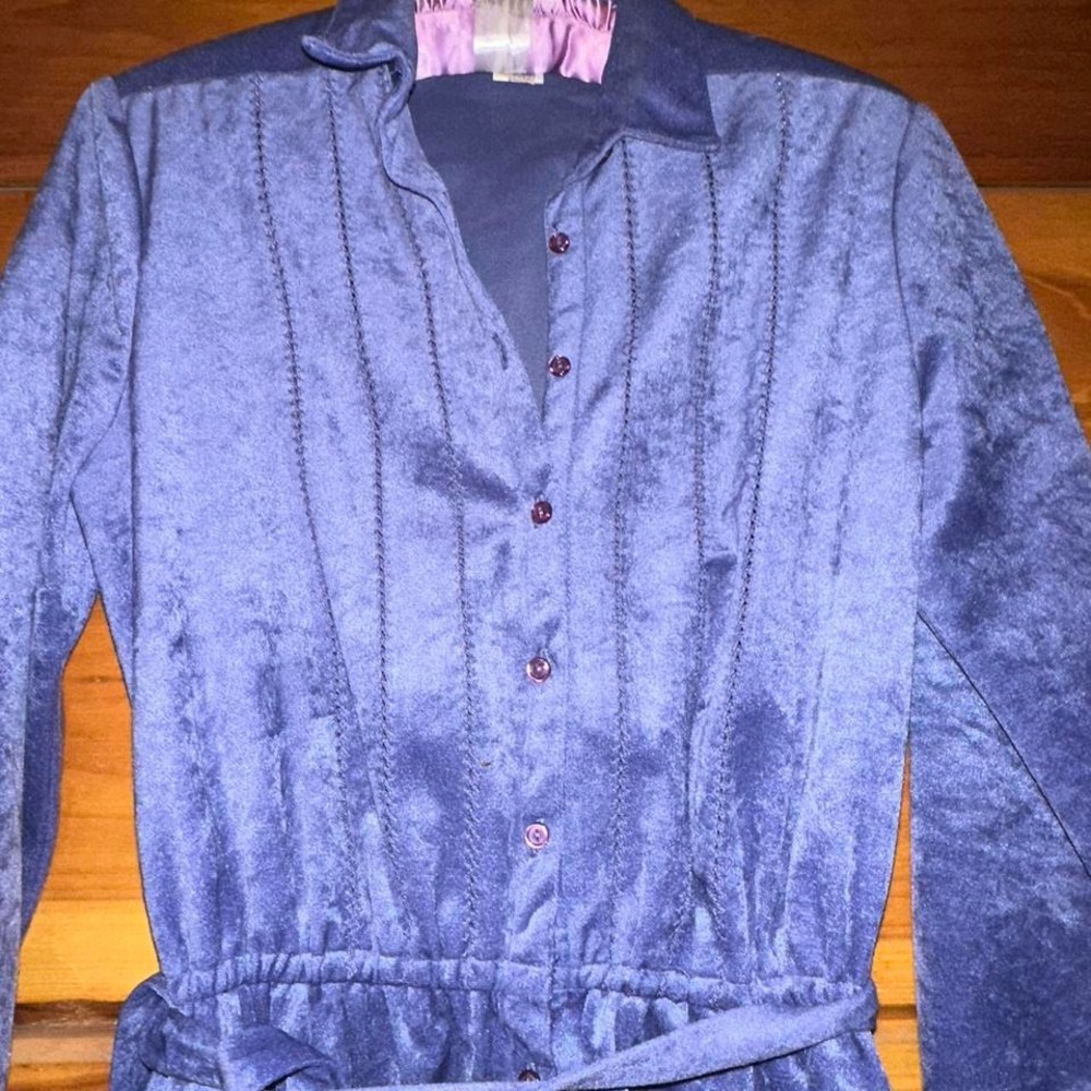 ILGWU Vintage Dress 60s 70s Size 10 - Picture 2 of 5